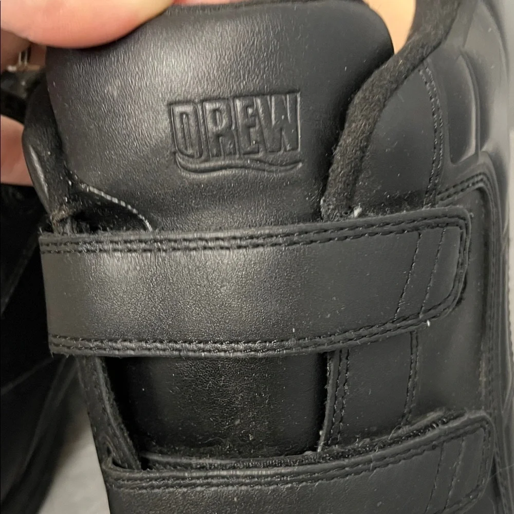 DREW Shoe Force V Black Leather Shoes Men's Size 10.5